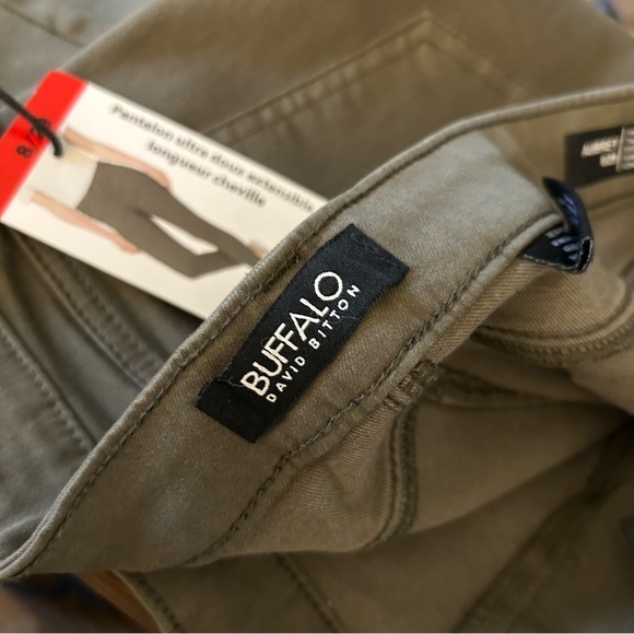 ❤️ NWT Buffalo David Bitton Olive Skinny Jeans Aubrey high rise ankle 29x26 - Picture 9 of 13